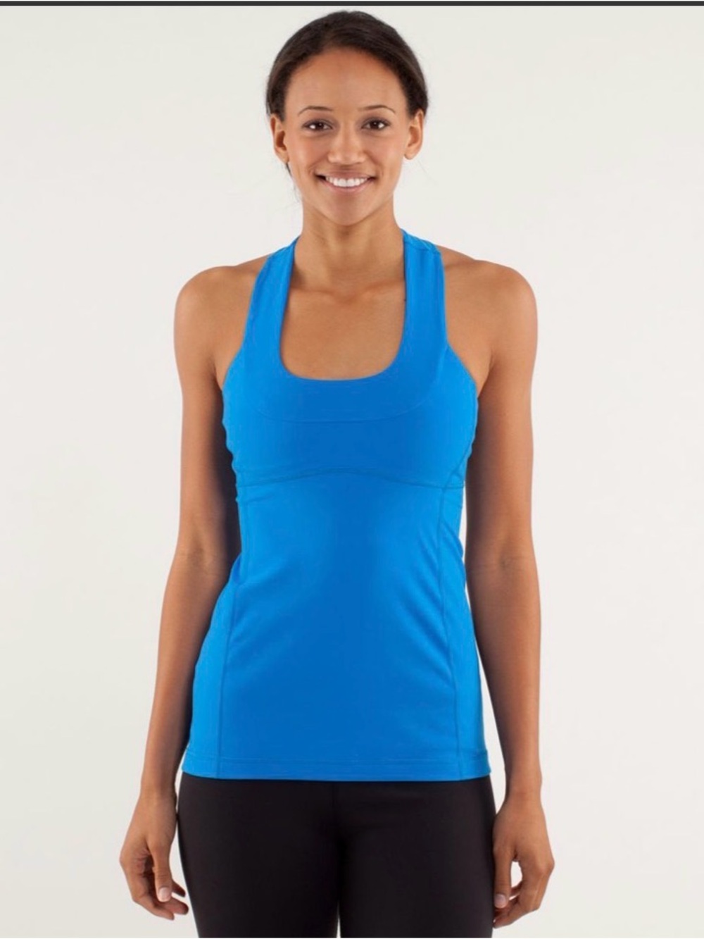 Lululemon Scoop Neck Tank in Beaming Blue - approx. size medium-large - Picture 9 of 10